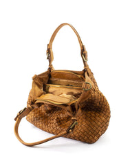 Penelope - Borsa A Mano In Pelle Intrecciata Vintage Versione Piccola