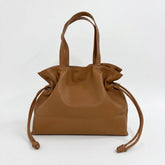 Sveva - Borsa a Spalla con Coulisse e Doppio Manico Made in Italy
