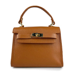 Mindy - Borsa a Mano Piccola in Vera Pelle Made in Italy con Tracolla – Eleganza Compatta e Raffinata