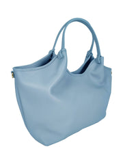 Charlotte - Small Genuine Leather Handbag with Double Handle Made in Italy
