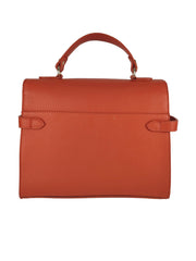 Trina - Borsa Donna in Vera Pelle con Patta Sagomata Tracolla Regolabile