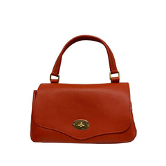 Marzia - Leather Shoulder Bag with Side Studs