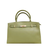 Naomi - Borsa a Mano in Vera Pelle Made in Italy con Doppi Manici