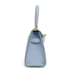Edith - Mini Borsa in Vera Pelle Made in Italy con Manico e Tracolla Regolabile