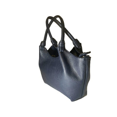 Charlotte - Borsa Piccola a Mano  in Vera Pelle con Doppio Manico Made in Italy