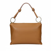 Grace - Borsa Pochette in Vera Pelle Martellata Made in Italy con Tracolla Regolabile