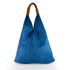 Martina - Borsa Sacca Hobo a Spalla in Pelle Camoscio