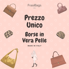45 - PREZZO UNICO BORSE IN VERA PELLE
