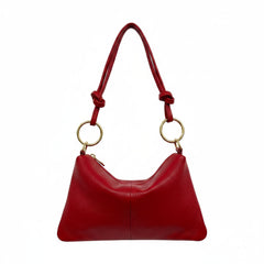 Grace Piccola - Borsa Pochette in Vera Pelle Martellata Made in Italy con Tracolla Regolabile