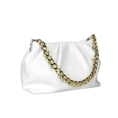 Babi - Borsa in Vera Pelle Made in Italy con Catena Dorata e Tracolla – Eleganza Moderna e Versatile