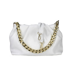 Babi - Borsa in Vera Pelle Made in Italy con Catena Dorata e Tracolla – Eleganza Moderna e Versatile