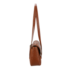Isa - Borsa in Vera Pelle Lucida Stampa Cocco Made in Italy