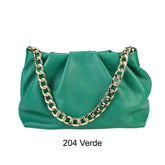 Babi - Borsa in Vera Pelle Made in Italy con Catena Dorata e Tracolla – Eleganza Moderna e Versatile