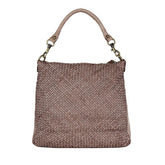 Elvira - Borsa a Spalla in Pelle Vintage Intrecciata - FrasiBags