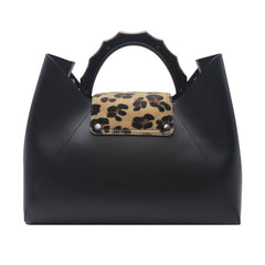 Aisha - Borsa a Mano in Pelle Rigida con Patta in Cavallino - FrasiBags
