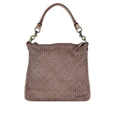 Elvira - Borsa a Spalla in Pelle Vintage Intrecciata - FrasiBags