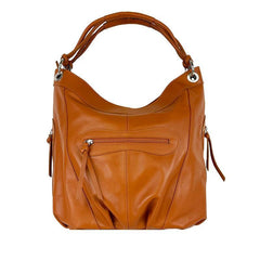 Paola - Borsa a Spalla in Pelle con Manico Intrecciato - FrasiBags