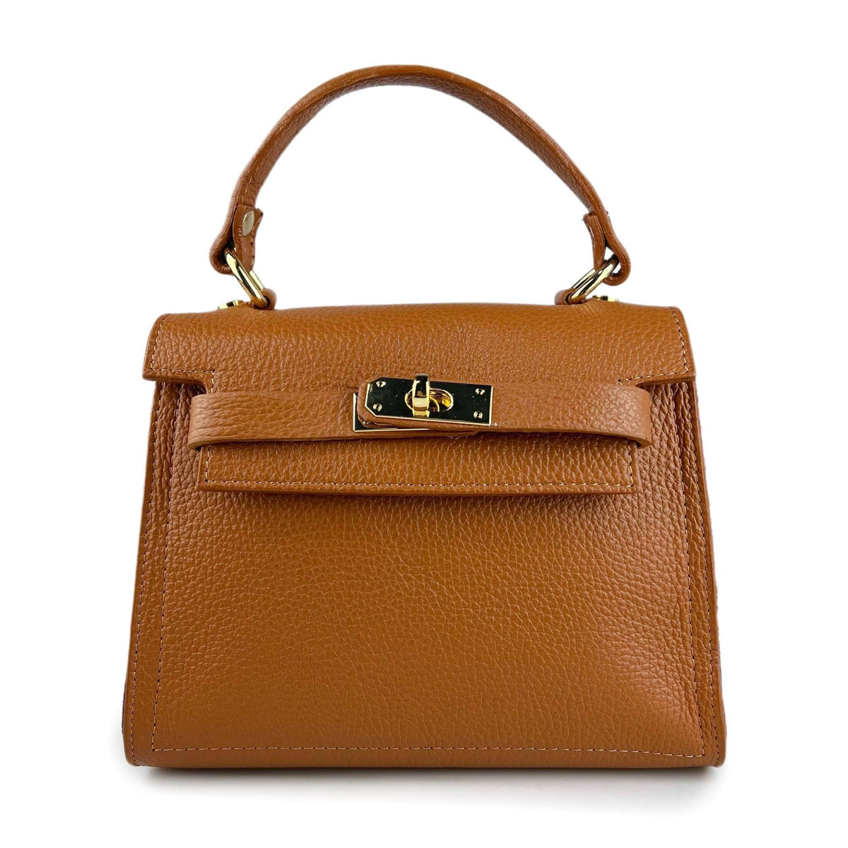 Mindy - Borsa a Mano Piccola in Vera Pelle Made in Italy con Tracolla – Eleganza Compatta e Raffinata