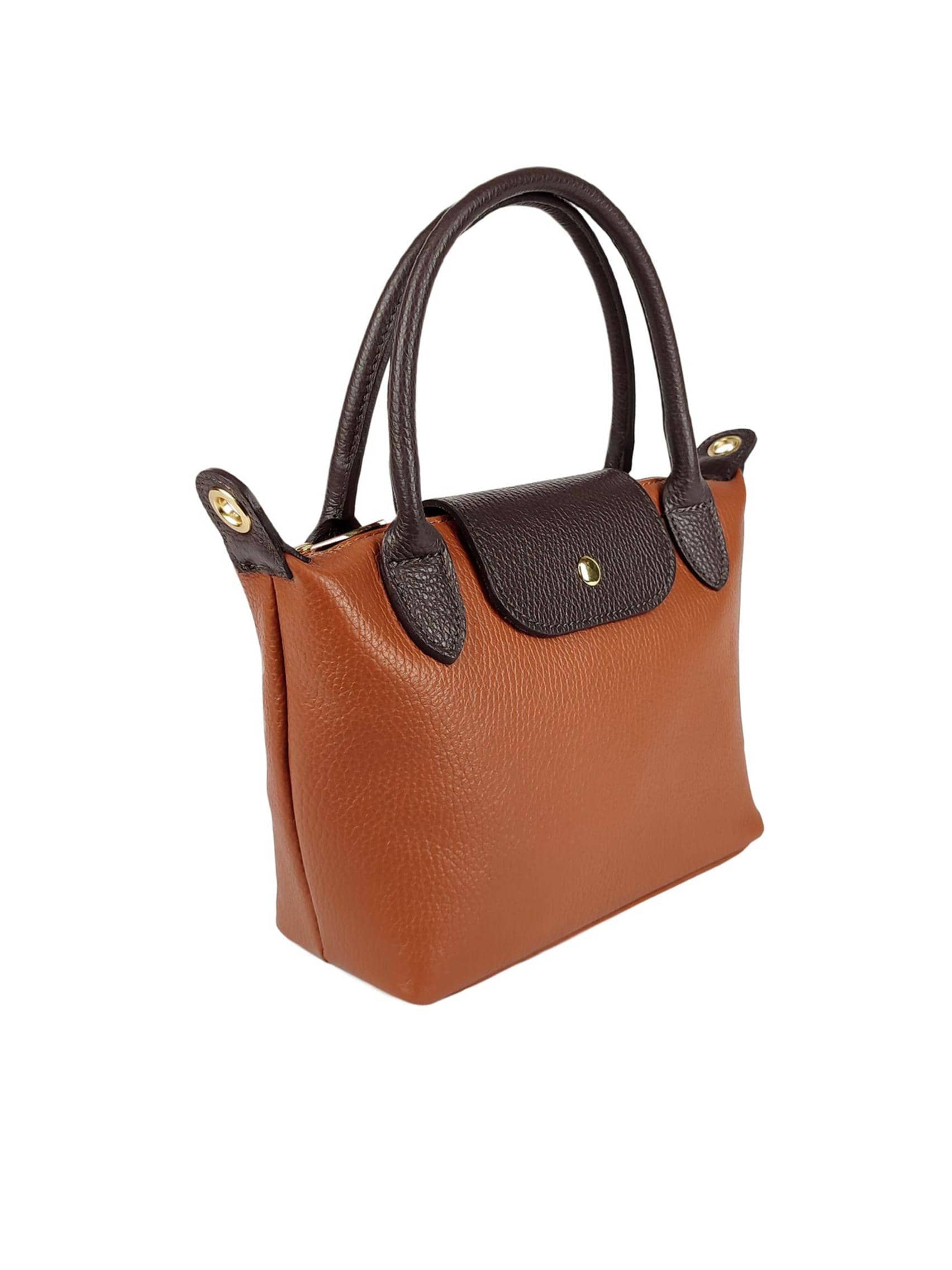 Clotilde - Mini Borsa a Mano in Vera Pelle