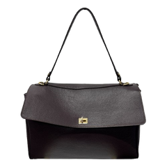 Anita - Leather Shoulder Bag with Flap