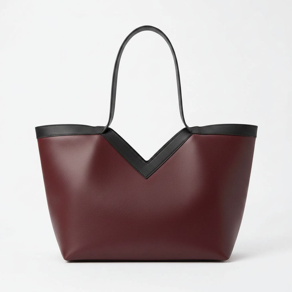 Valeria - Borsa Shopping a Spalla in Vera Pelle Made in Italy