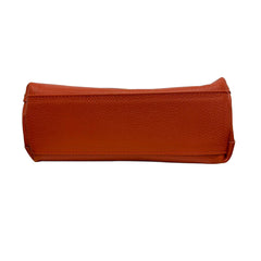 Marzia - Leather Shoulder Bag with Side Studs