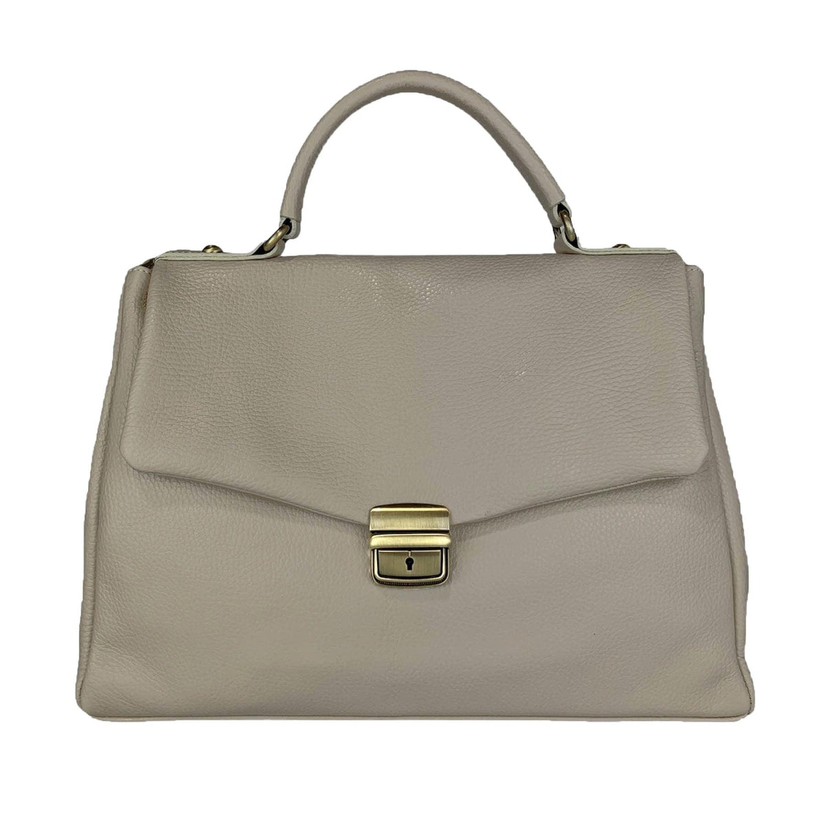 Marta - Leather Handbag with Flap