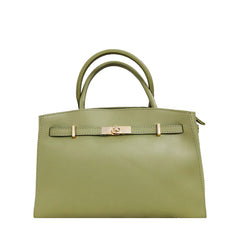 Naomi - Borsa a Mano in Vera Pelle Made in Italy con Doppi Manici