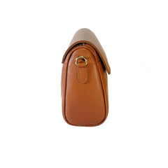 Clarissa - Borsa a Spalla e Tracolla in Vera Pelle Made in Italy – Artigianale con Doppia Tracolla, Elegante e Versatile