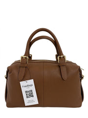 Adelaide - Borsa Bauletto a Mano in Vera Pelle Made in Italy – Elegante, Capiente e Artigianale