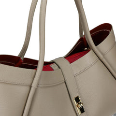 Amélie - Borsa a Mano Donna in Vera Pelle Made in Italy con Doppio Manico