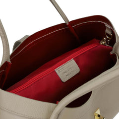 Amélie - Borsa a Mano Donna in Vera Pelle Made in Italy con Doppio Manico
