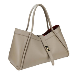 Amélie - Borsa a Mano Donna in Vera Pelle Made in Italy con Doppio Manico