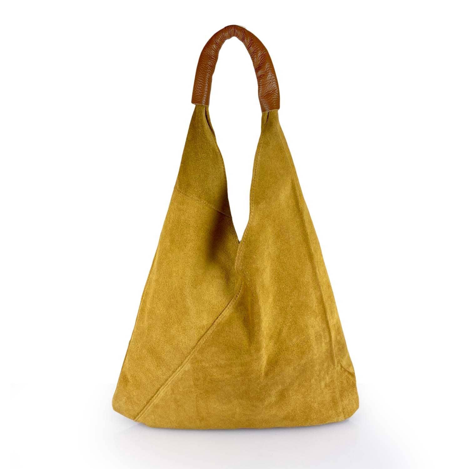 Martina Hobo Shoulder Bag in Suede Leather – FrasiBags