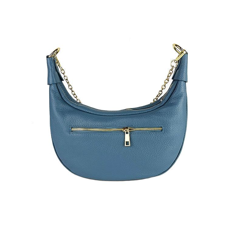 ACUYE Borsa Tote In Pelle Donna A Forma Di Mezzaluna - Borsa Lavoro Con Tracolla E Chiusura Magnetica - Foto 2