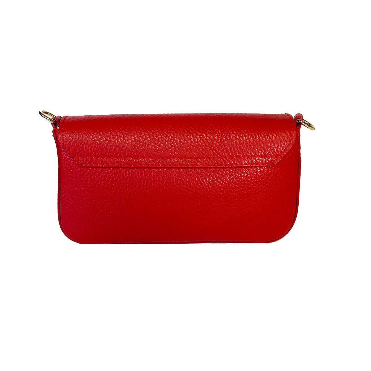 Elly - Borsa Pochette in Vera Pelle Made in Italy – Tracolla Corta e Catena Lunga Removibili