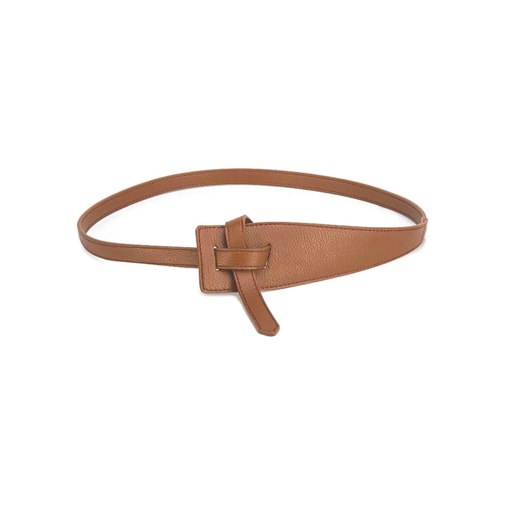 Ella - Women's Knotted Leather Belt