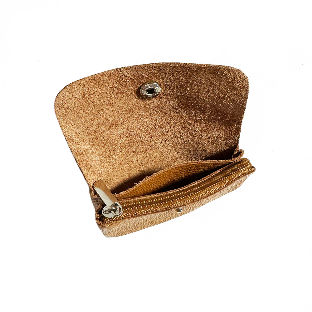 Margaret - Mini Genuine Leather Coin and Card Holder