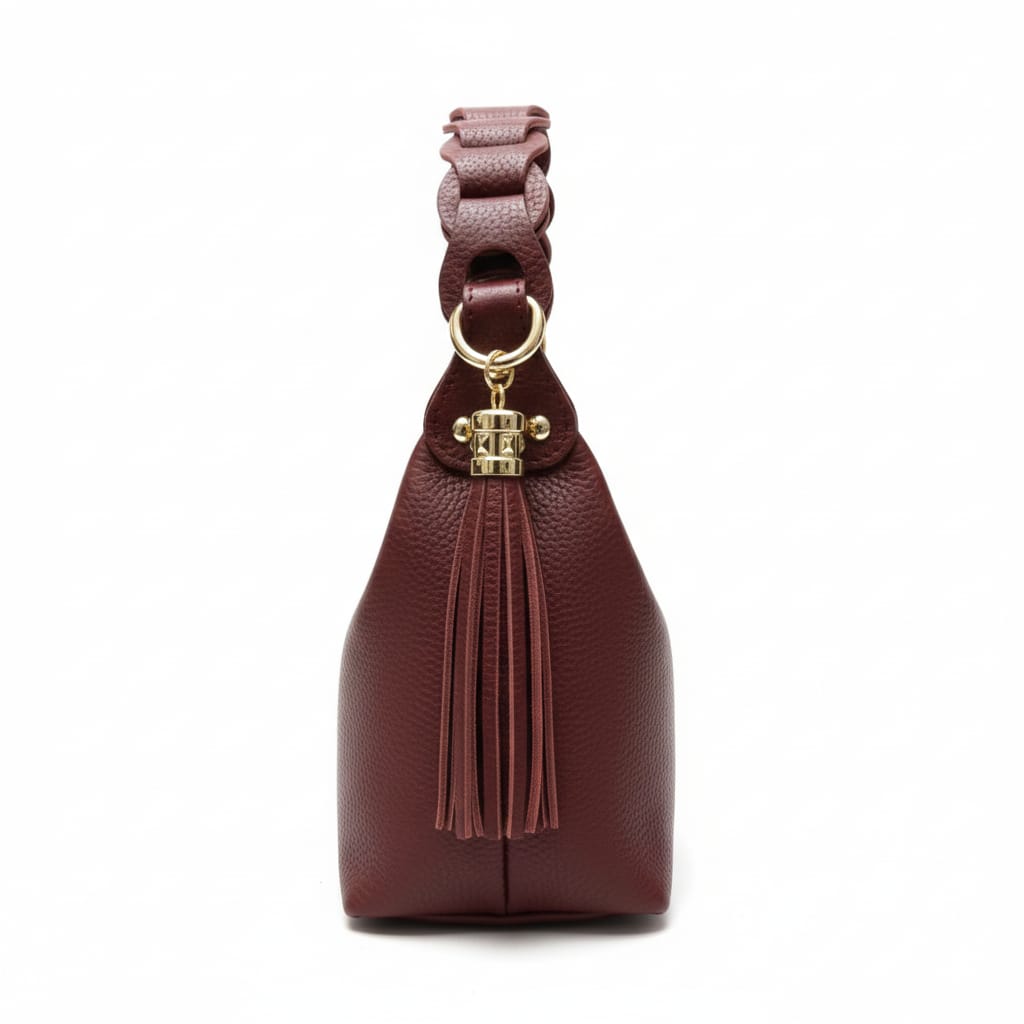 Borsa in pelle PU vintage Realer con tracolla rimovibile per donne Borsa in pelle PU vintage Realer con tracolla rimovibile per donne