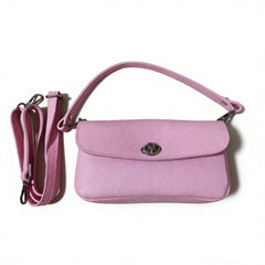 Lelly - Borsa a Spalla in Vera Pelle Martellata Made in Italy