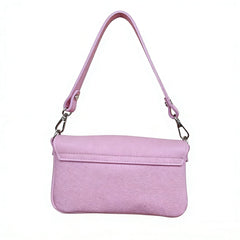 Lelly - Borsa a Spalla in Vera Pelle Martellata Made in Italy