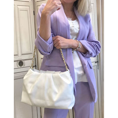 Babi - Borsa in Vera Pelle Made in Italy con Catena Dorata e Tracolla – Eleganza Moderna e Versatile