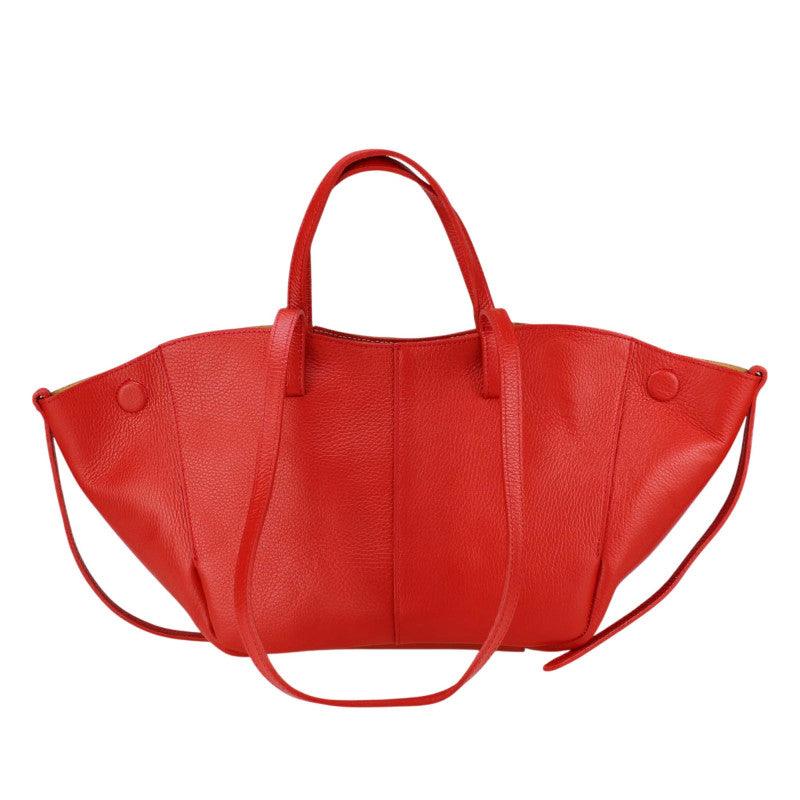 Tote Bag Shopper Rossa Shopper Pulcinella Rossa In Cotton – Eco