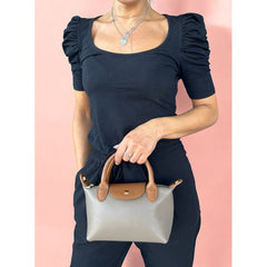 Clotilde - Mini Borsa a Mano in Vera Pelle