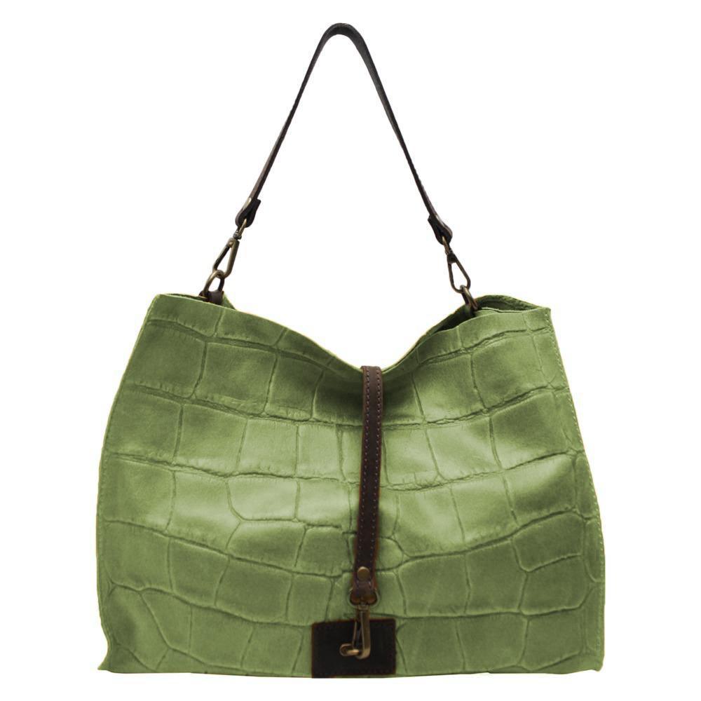 Veronica - Borsa a Spalla in Pelle Effetto Cocco - FrasiBags